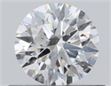 Natural Diamond 0.52 Carats, Round with Excellent Cut, F Color, SI2 Clarity and Certified by GIA