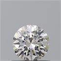 Natural Diamond 0.52 Carats, Round with Excellent Cut, I Color, VVS1 Clarity and Certified by GIA