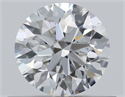 Diamante Natural 0.51 quilates, Redondo , Color F, claridad VVS1 y certificado GIA