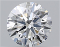 Diamante Natural 0.51 quilates, Redondo , Color F, claridad IF y certificado GIA
