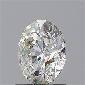 Picture of Natural Diamond 1.10 Carats, Round with Excellent Cut, L Color, VS2 Clarity and Certified by GIA