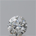 Natural Diamond 0.90 Carats, Round with Very Good Cut, H Color, I1 Clarity and Certified by GIA