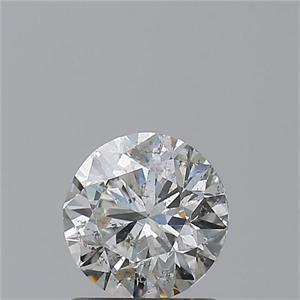 Picture of Natural Diamond 0.90 Carats, Round with Very Good Cut, H Color, I1 Clarity and Certified by GIA