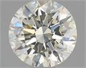 Diamante Natural 0.59 quilates, Redondo , Color M, claridad VVS2 y certificado GIA