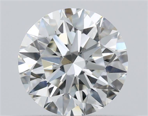 Picture of Natural Diamond 0.43 Carats, Round with Excellent Cut, J Color, VVS2 Clarity and Certified by GIA