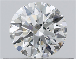 Picture of Natural Diamond 0.40 Carats, Round with Excellent Cut, J Color, VVS1 Clarity and Certified by GIA