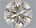 Natural Diamond 1.00 Carats, Round with Very Good Cut, L Color, SI2 Clarity and Certified by IGI