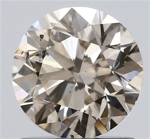 Picture of Natural Diamond 1.00 Carats, Round with Excellent Cut, N Color, SI1 Clarity and Certified by IGI