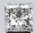 Natural Diamond 2.01 Carats, Princess with  Cut, G Color, I1 Clarity and Certified by IGI