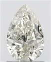 Natural Diamond 0.90 Carats, Pear with  Cut, K Color, I1 Clarity and Certified by IGI