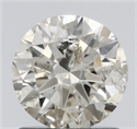 Diamante Natural 1.00 quilates, Redondo , Color L, claridad I1 y certificado IGI