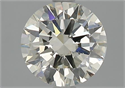 Natural Diamond 1.53 Carats, Round with Very Good Cut, K Color, VS1 Clarity and Certified by GIA