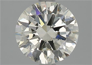 Picture of Natural Diamond 1.53 Carats, Round with Very Good Cut, K Color, VS1 Clarity and Certified by GIA
