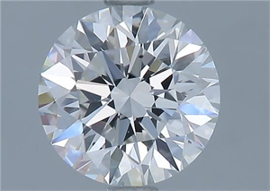 Picture of Natural Diamond 1.55 Carats, Round with Excellent Cut, G Color, VVS1 Clarity and Certified by GIA