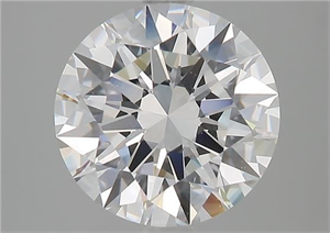 Picture of Natural Diamond 2.51 Carats, Round with Excellent Cut, D Color, VVS2 Clarity and Certified by GIA