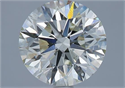 Natural Diamond 2.61 Carats, Round with Excellent Cut, K Color, SI1 Clarity and Certified by GIA