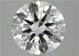 Picture of Natural Diamond 2.60 Carats, Round with Excellent Cut, I Color, VS1 Clarity and Certified by GIA