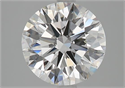 Natural Diamond 2.49 Carats, Round with Excellent Cut, G Color, IF Clarity and Certified by GIA