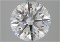 Natural Diamond 2.50 Carats, Round with Excellent Cut, E Color, SI1 Clarity and Certified by GIA