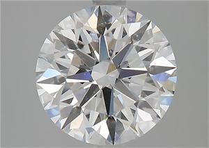 Picture of Natural Diamond 2.50 Carats, Round with Excellent Cut, E Color, SI1 Clarity and Certified by GIA