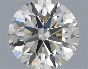 Picture of Natural Diamond 0.41 Carats, Round with Excellent Cut, J Color, VS1 Clarity and Certified by IGI