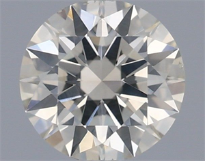 Picture of Natural Diamond 0.40 Carats, Round with Excellent Cut, J Color, SI1 Clarity and Certified by IGI