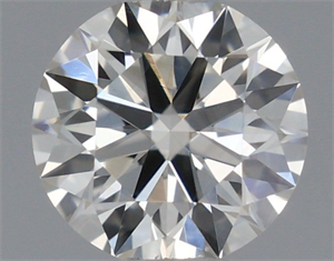 Picture of Natural Diamond 0.43 Carats, Round with Excellent Cut, H Color, VS2 Clarity and Certified by IGI