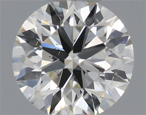 Picture of Natural Diamond 0.40 Carats, Round with Excellent Cut, G Color, SI1 Clarity and Certified by IGI