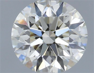 Picture of Natural Diamond 0.44 Carats, Round with Excellent Cut, I Color, VS1 Clarity and Certified by IGI