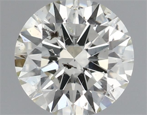 Picture of Natural Diamond 0.40 Carats, Round with Excellent Cut, I Color, SI2 Clarity and Certified by IGI