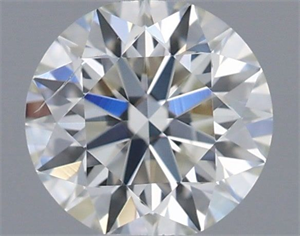 Picture of Natural Diamond 0.40 Carats, Round with Excellent Cut, H Color, SI1 Clarity and Certified by IGI