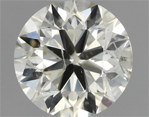 Picture of Natural Diamond 0.70 Carats, Round with Very Good Cut, K Color, SI2 Clarity and Certified by IGI