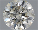 Natural Diamond 0.50 Carats, Round with Excellent Cut, I Color, SI2 Clarity and Certified by IGI