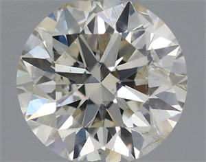 Picture of Natural Diamond 0.50 Carats, Round with Excellent Cut, I Color, SI2 Clarity and Certified by IGI