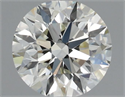 Natural Diamond 0.70 Carats, Round with Excellent Cut, I Color, VS2 Clarity and Certified by IGI