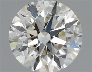 Picture of Natural Diamond 0.70 Carats, Round with Excellent Cut, I Color, VS2 Clarity and Certified by IGI