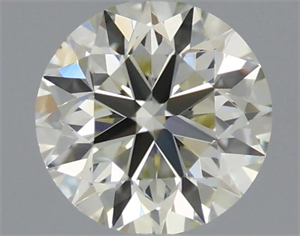 Picture of Natural Diamond 0.40 Carats, Round with Very Good Cut, J Color, VVS2 Clarity and Certified by IGI