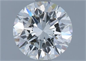 Natural Diamond 1.50 Carats, Round with Excellent Cut, H Color, VVS1 Clarity and Certified by GIA
