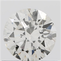 Diamante Natural 0.52 quilates, Redondo , Color J, claridad VVS2 y certificado IGI