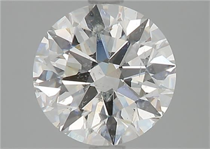 Picture of Natural Diamond 2.01 Carats, Round with Excellent Cut, H Color, SI2 Clarity and Certified by GIA
