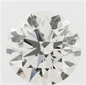 Natural Diamond 0.72 Carats, Round with Excellent Cut, K Color, VS2 Clarity and Certified by IGI
