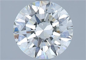 Picture of Natural Diamond 2.10 Carats, Round with Excellent Cut, I Color, VS2 Clarity and Certified by GIA