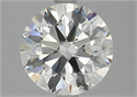 Natural Diamond 2.13 Carats, Round with Excellent Cut, I Color, SI1 Clarity and Certified by GIA