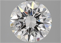 Natural Diamond 2.09 Carats, Round with Excellent Cut, G Color, VVS2 Clarity and Certified by GIA
