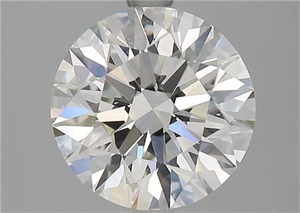 Picture of Natural Diamond 2.09 Carats, Round with Excellent Cut, I Color, VVS2 Clarity and Certified by GIA