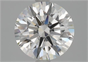 Natural Diamond 2.06 Carats, Round with Excellent Cut, H Color, VS2 Clarity and Certified by GIA
