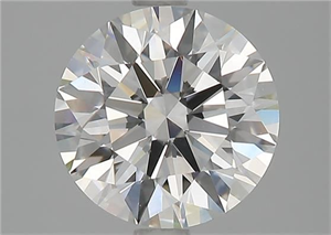 Picture of Natural Diamond 2.06 Carats, Round with Excellent Cut, H Color, VS2 Clarity and Certified by GIA
