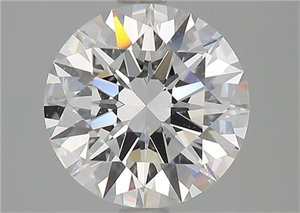 Picture of Natural Diamond 2.01 Carats, Round with Excellent Cut, E Color, VS1 Clarity and Certified by GIA