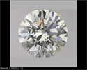 Natural Diamond 1.02 Carats, Round with Excellent Cut, L Color, I1 Clarity and Certified by GIA