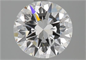 Natural Diamond 1.90 Carats, Round with Very Good Cut, D Color, SI1 Clarity and Certified by GIA